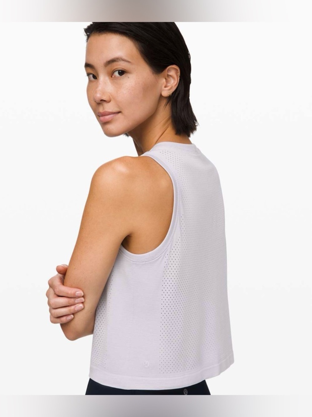 lululemon athletica Light Lavender Muscle Tank